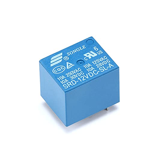 10PCS/Lot Power Relays SRD-12VDC-SL-A T73 Blue 12V 10A 4PIN Original