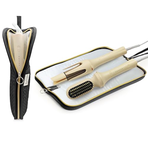 Bolsa organizadora para herramientas de cabello negra miniatura 1