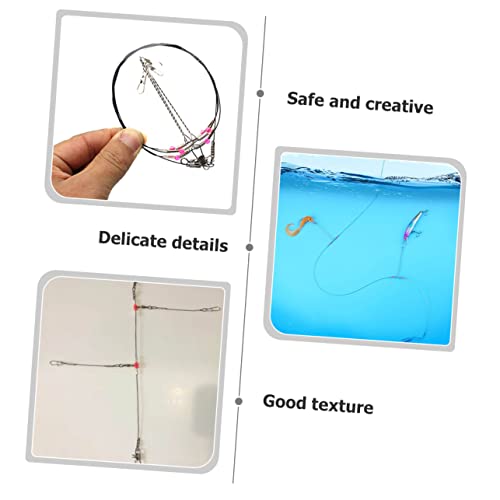 Kit de líderes de acero para pesca Toddmomy miniatura 5