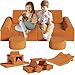 Spielsofa Kindersofa mit 15PCS Modul,Modulare Kinderspielcouch,Kindersofa aus Schaumstoff Bausteine,Spielsofa für Kinder & Kindersessel,Kuschelecke im Kinderzimmer,zum Spielen,Kreativsein,Schlafen
