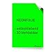 Produktbild NEONFOLIE selbstklebend, 3D verklebbar - Neongrün im DIN A4 Format von Interfoil
