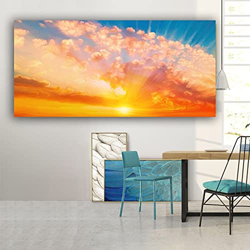 Kit peinture diamant 5D soleil complet 80x180cm pour adulte arts de maison