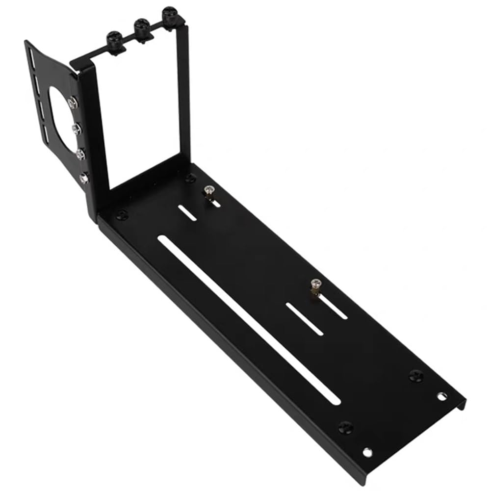 UDSKNV[KSL Vertical GPU Mount Bracket 3 Slots PCIe Graphics Card Holder EGPU Docking Station Stand Frame Support Black