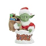 Kurt S. Adler Kurt Adler 5.5-Inch Yoda in Chimney Table Piece, Multi