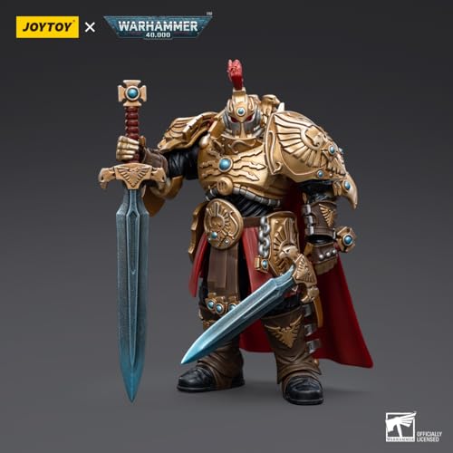 JOYTOY Warhammer 40,000 1/18 Action Figure Adeptus Custodes Blade Champion 4.96 inch Collectible Action Figures Kits by JOYTOY - Used condition - Image 3