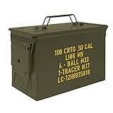 MILITARY-BASE(ミリタリーベース)M2A1タイプ .50 アンモボックス w/カッティングステッカー