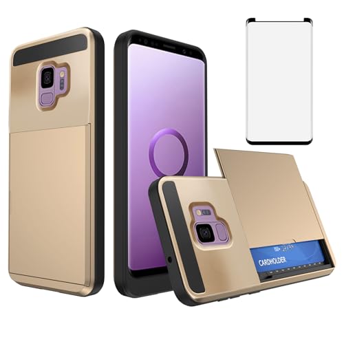 Coque Samsung Galaxy S9 protection intégrale antichoc Asuwish et film verre trempé S9 Edge
