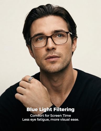 Image of TIJN Sleep Glasses for 99.9% TR90 Blue Green Light Blocking Dual AR Coatings Red Lens for Computer Gaming Reduce Eyestrain
