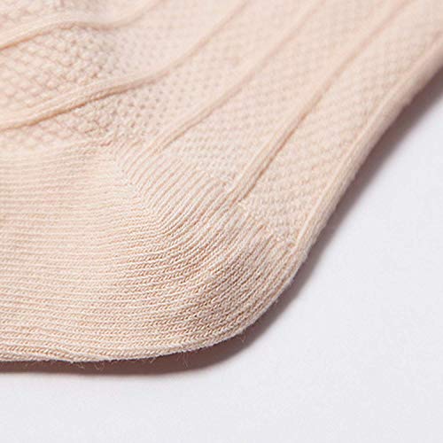 Baby Girls Boys Toddlers No Seam Cotton Knee High Socks Tube Ruffled Stockings 5 Pack3