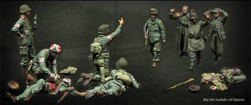 Maquette en résine US Army Marines Normandie 1/35 figurines WW2 détails premium à peindre