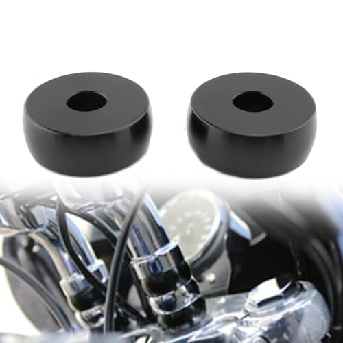 Kit d'entretoises de rehausseur guidon pour Harley FXDL Dyna Lowrider en aluminium usiné