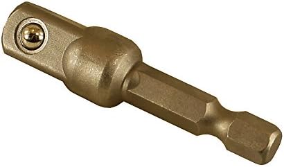 Mayhew Best Way Tools 84073 Square to Hex Adapter, 3/8-Inch Square by 1/4-Inch Hex, 2-Inch Length - 100 Piece bulk pack