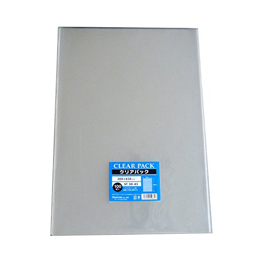 カクケイ OPP袋 クリアパック テープ無し 30μ 100枚 ST30-45