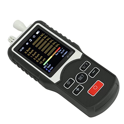 Air Quality Detector, Essential Air Particle Meter PM2.5 PM10 Air Quality Tester for Indoor & Outdoor Air Pollution Detection, Particle Counter for Cars, Homes, Schools