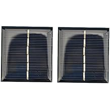 2X 2.0V 130mA 54x54mm Micro Mini Power Solar Cells for Solar Panels - DIY Projects - Toys