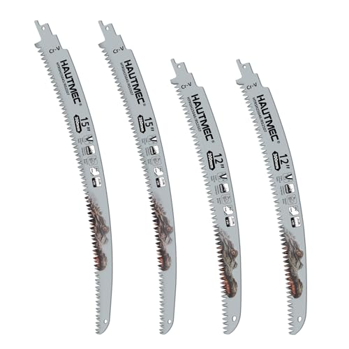 Lames de scie sabre HAUTMEC denture japonaise pour coupe de bois précise 30 et 38 cm