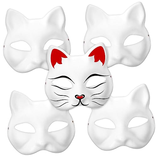 Masque de chat à customiser pour fabriquer un masque de chat original