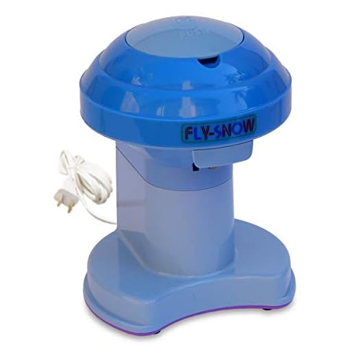 Electric Ice Shaver and Snow Cone Maker Shave Ice Premium Countertop Plug-in Machine - BLUE