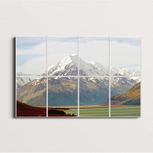Soon Global Art Acoustic Panels With Self-Adhesive,48 X 32Inches Acoustical Wall Panel,Better Decoratve Than Sound Proof Foam Panels, Studio Office Home Acoustic Treatment, Glacier Valley #TOP4