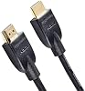 Cable HDMI 2.0 Amazon Basics con Ethernet, 7.6m, 4K@60Hz, Alta Velocidad (18Gbps), 2160p, 48 bit, Compatible con TV/PS5/Xbox/Roku/Blu-ray, Negro 2