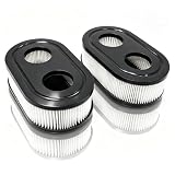 Hippotech 2 PCS Cartouche de filtre à air pour cartouche Briggs 798452 550EX Moteur Tondeuse à gazon Stens 102 851 Oregon 30 168 Rotary 14364