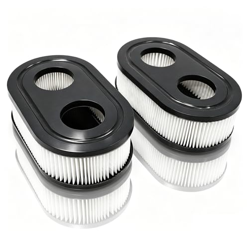 Hippotech 2 PCS Cartouche de filtre à air pour cartouche Briggs 798452 550EX Moteur Tondeuse à gazon Stens 102-851 Oregon 30-168 Rotary 14364