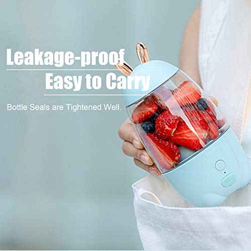 DECDEAL 330 ml Espremedor Elétrico Portátil Copo Misturador USB Recarregável Mini Liquidificador de