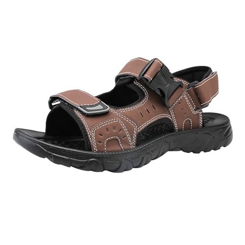 Men Orthopedic Sport Sandals Shoes with Soft Cushion Comfortable Walking Sandal Arch Support Wide Width Summer Orthotic Athletic Slides