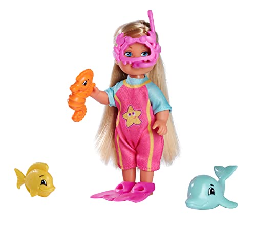 Muñeca Simba Steffi Love Sea Fun en traje de buceo 12 cm miniatura 1