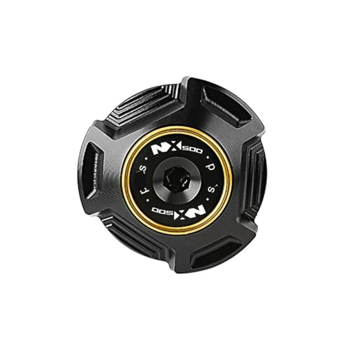 Bouchon réservoir carburant NX500 haute précision en aluminium anodisé pour motards exigeants