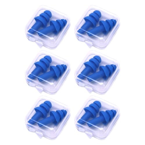 EYAKEG Swimming Earplugs, 6 Pair - Comfortable,...