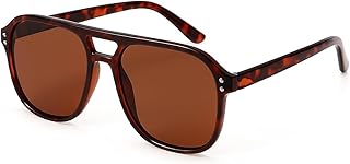 نظارة شمس حريمي – فريم بني بنقشة التورتويز وعدسات بنية – تصميم عصري بحماية UV – خفيفة ومريحة للوجه