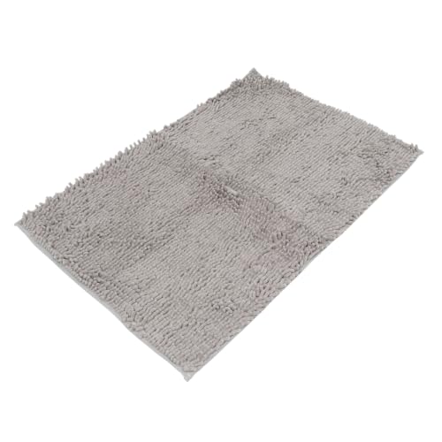 Tapis de porte épais en chenille absorbant et antidérapant beige multi-usages