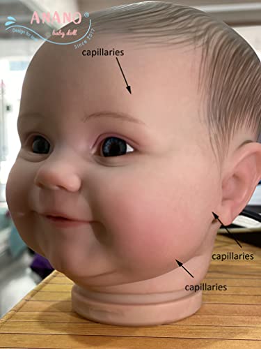 Muñeca Reborn Bebé Silicona 24 Pulgadas Realista miniatura 2