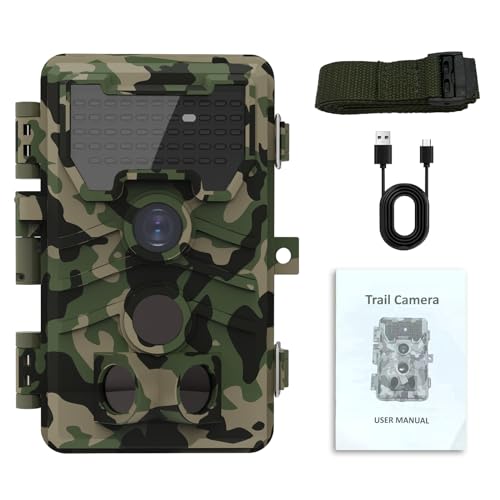 Trail Camera 24MP with Night Vision & Waterproof