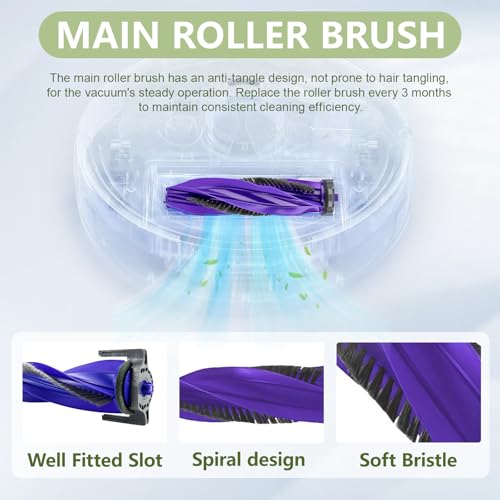 Image of Accessories for Narwal Freo Z10 / Freo Z10 Ultra Robot Vacuum Cleaner | 1 Main Brush, 4 Filters, 4 Mop Pads, 6 Side Brushes, 6 Dust Bag, Freo Z10 Replacement 22 Pcs