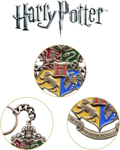 Image of Fashion fusion Harry Potter Rotating Metal Keychain for Car & Bike | Metallic Rotating Unique Keychain Keyring for Gifting