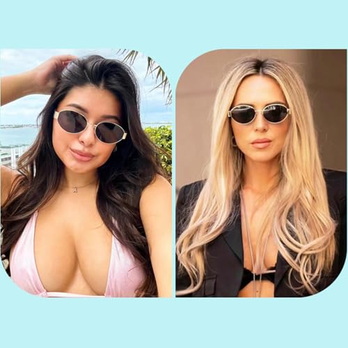 Retro Oval Sunglasses for Women – Trendy Classic Shades with Timeless Appeal2