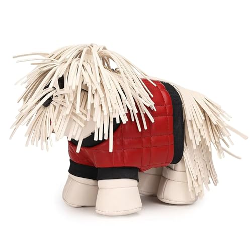 Women Dog Shaped Purse Crossbody Shoulder Bag Handbag Cartoon Novelty Unique PU Leather Luxury Evening Tassel Y2KPurse