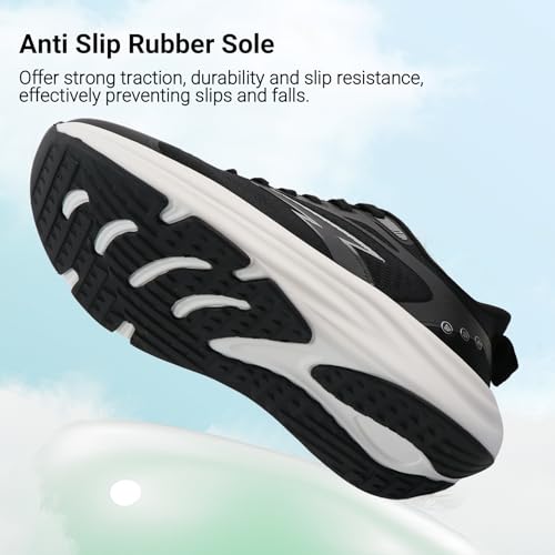 Image of Beita Women's Width Walking Shoes Wedge Running Tennis ActiveFloat Non-Slip Comfortable Breathable Sports Athletic Rubber Outsole Sneakers, Breathable,Workout, Gym, Fashion