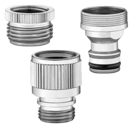 コネクタ 蛇口 散水栓 真鍮 ニップル シャワーアダプター コネクター シャワー付き蛇口コネクター混合水栓用 二又タイプ 首振り蛇口をワンタッチに アダプター シャワーホース用 シャワーヘッド アダプター シャワーホース用アダプターセット 伸縮が調節できま