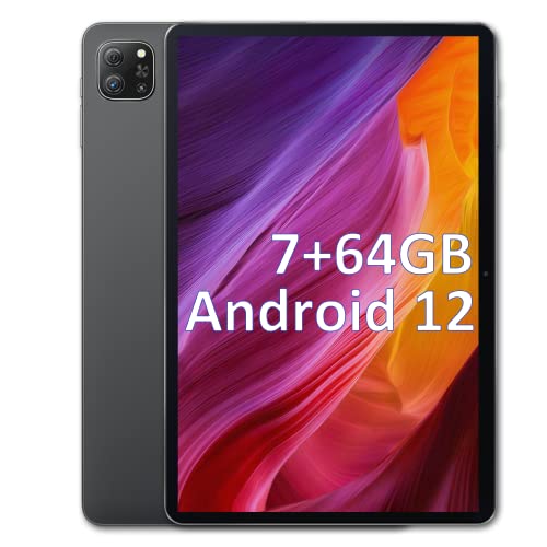 OSCAL Tablet 10 Pulgadas, Pad70 Tablet Android 12 con 7GB RAM 64GB ROM(2TB TF), 6580mAh Batería, 13MP+8MP Cámara, 1280x800 Pantalla HD IPS, 2.4G/5G WiFi, BT5.0, Google GMS Certified, Type-C