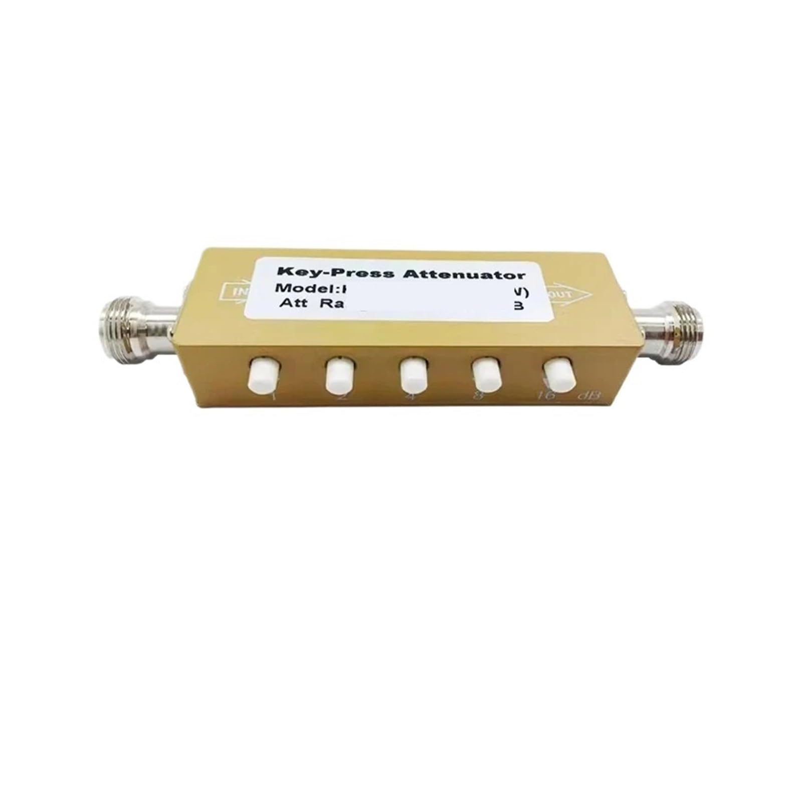 Atténuateur réglable Atténuateur Coaxial fixe réglable 2W/5W SMA N, connecteur SMA/N Type 10/30-90DB 0-6G, adaptateur(N 5W 0-60dB 0-3GHz)