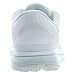 Nike Women's Flex 2017 RN Running Shoe (8, White/Glacier Blue Blue Tint)
