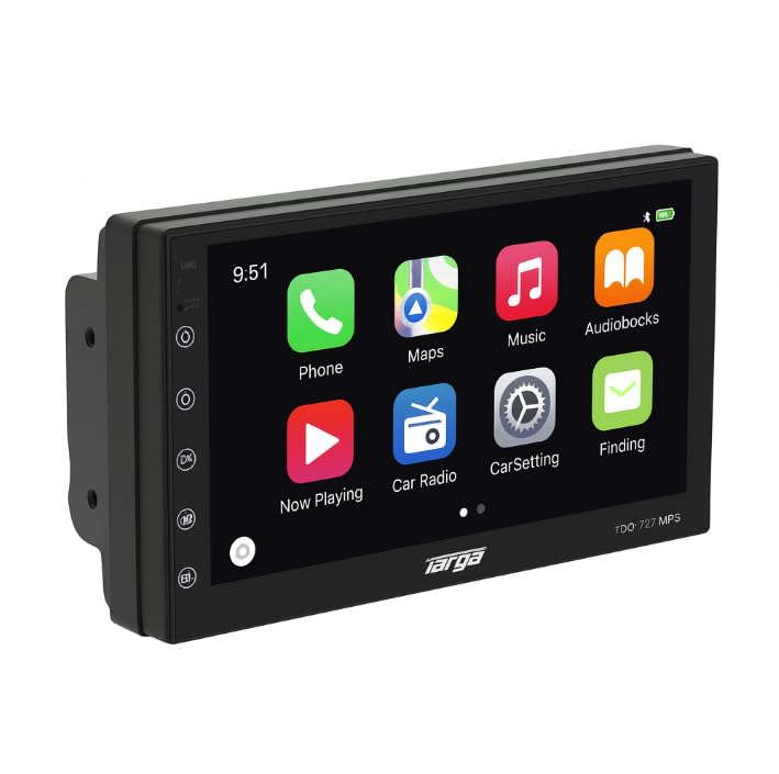 Targa TDD-727Mp5 7” Multimedia Car Radio and Music Player with