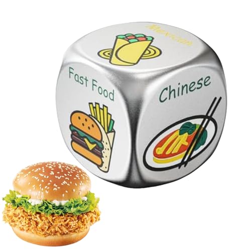 Poupangke Gioco di Alimentare - Gioco da Tavolo,in Metallo per Decisioni,per Appuntamenti, Serate in Famiglia, Feste, Casa, Viaggi, San, Pasqua, Compleanni