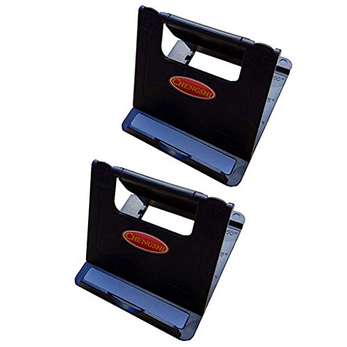 Homyl 2 Peças Suporte Dobrável Suporte De Mesa Ajustável Tripé Suporte - Preto