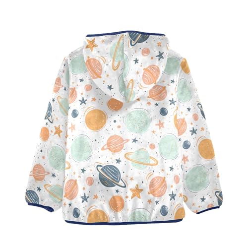 CHIFIGNO Butterfly Flower Toddler Jacket Kids Zip up Jacket Toddler Boy Winter Coat Thick Warm Outerwear 3-10Y2