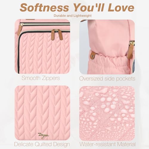image for Tonyeee Diaper Bag Tote, Large Diaper Bags Waterproof, Hospital Bag fo