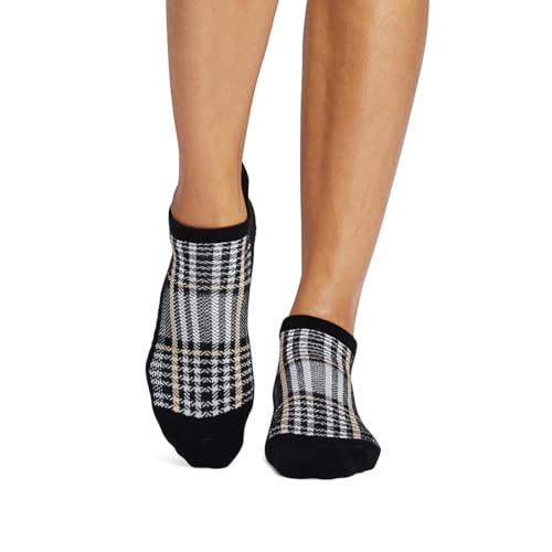 Image of TAVI Savvy Pilates Socks - Grip Socks for Women with Non-Slip Grips, Heel Tab, Arch Support, Wear for Yoga, Barre